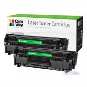  ColorWay  HP LJ 1010 (Q2612AF/Canon FX-10 Universal) DUAL PACK (CW-HQ2612/FX10FM)   