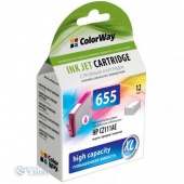  ColorWay HP 655 Magenta (CZ111AE) DJ 4615/4625/3525/5525 (CW-H655M)   