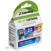  ColorWay HP 22XL color (C9352CE)ink level (CW-H22XL-I)   